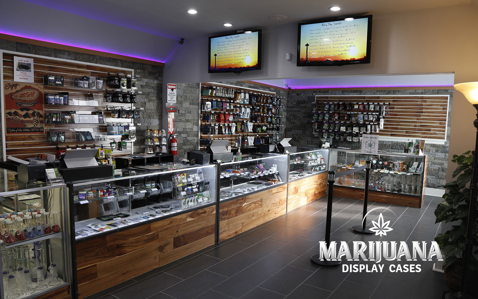 Marijuana Aluminum Display Cases