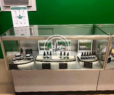 Marijuana Counter Display Cases
