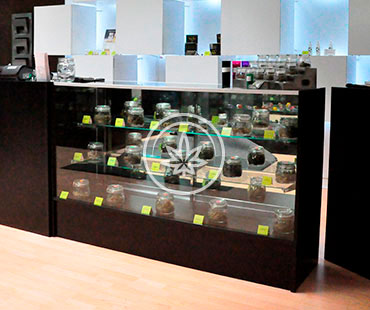 Marijuana Counter Display Cases
