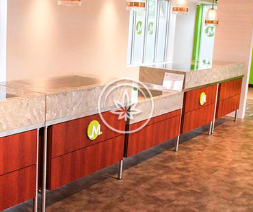 Marijuana Counter Display Cases