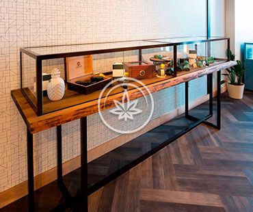 Marijuana Counter Top Display Cases