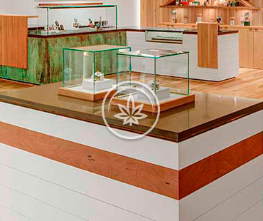 Marijuana Counter Top Display Cases