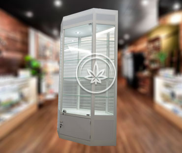 Marijuana Hexagonal Display Cases