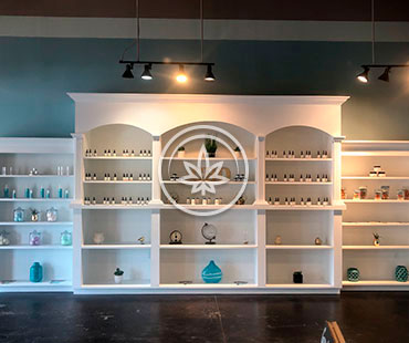 Marijuana Wall Upright Display Cases