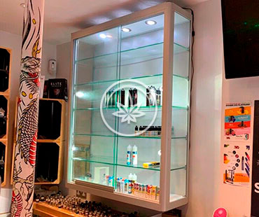 Marijuana Wall Mounted Display Cases