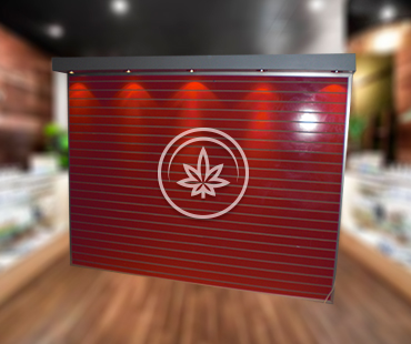 Marijuana Wall Mounted Display Cases